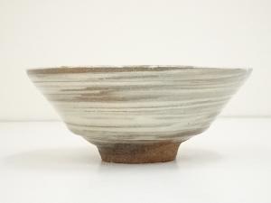 茶道具 茶碗 大井戸茶碗 常滑焼 谷川 春陽 作 銘「氷柱」葆光斎 書付N215 常滑焼 谷川春陽造 刷毛目茶碗（共箱） | 宗 sou::お茶道具・着物のお店